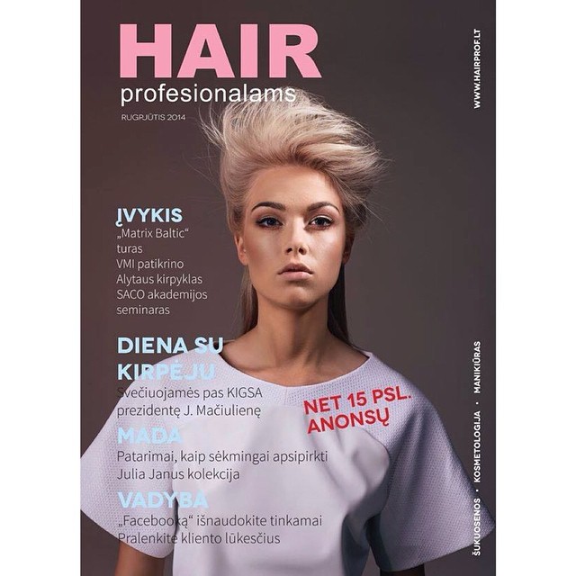 #beautiful Kamile on the #cover of #HAIR #magazine!