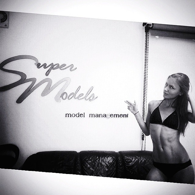 #Repost from sweet Brigita instagram. And she calls #supermodels her second #…