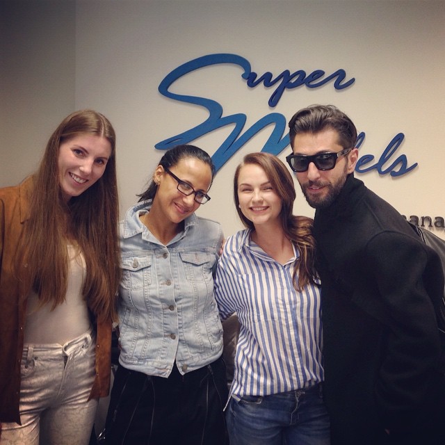 Today we have Wilhelmina team from Miami in our office! :) #supermodels #viln…