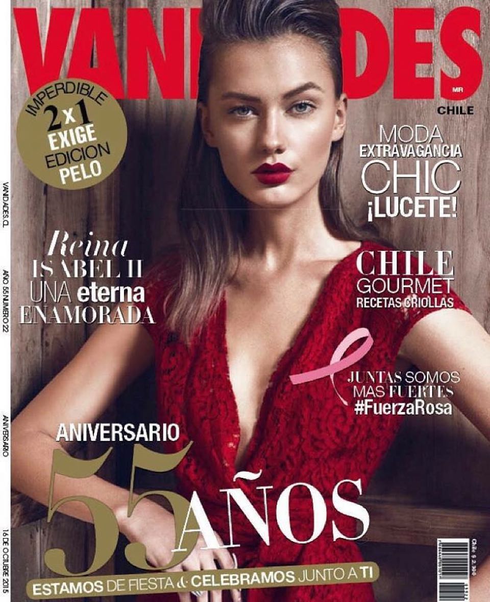 Have you seen our stunning Brigita on the cover of Vanidades magazine?? 😍❤️