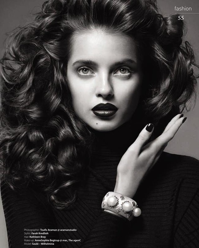 Take a look at our superb Saule for Fashion magazine december issue