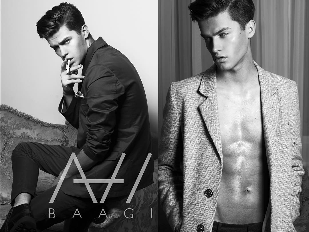 👋🏼 Karolis Inokaitis for BAAGI London advertisement! 💣💣💣 #malemodel #model #s…