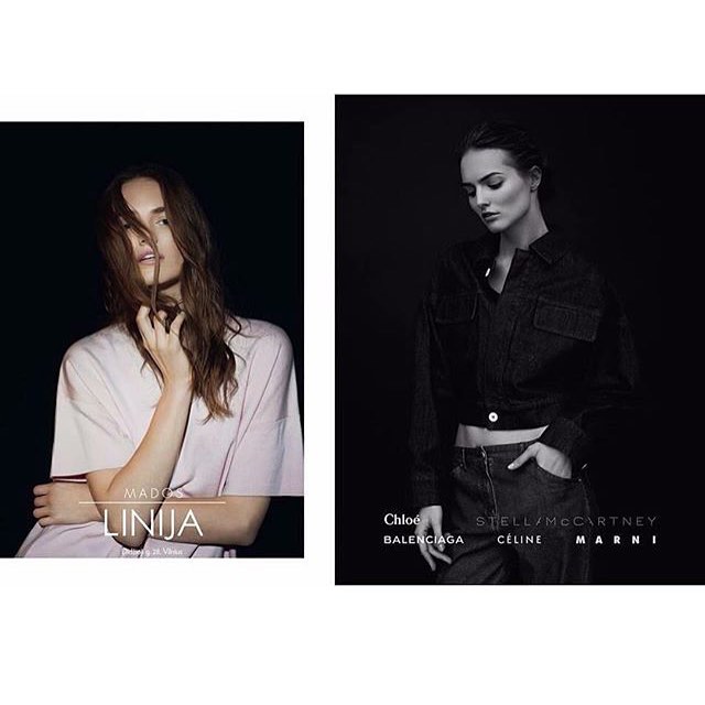 Gorgeous angel 👼🏼 @agnekonciute for “Mados Linija” campaign 🔝❤️ photographer …