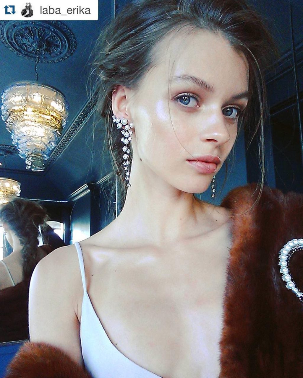 Sneak peak from yesterday’s Erika shoot for magazine in Australia! 😛🌷💗 love i…