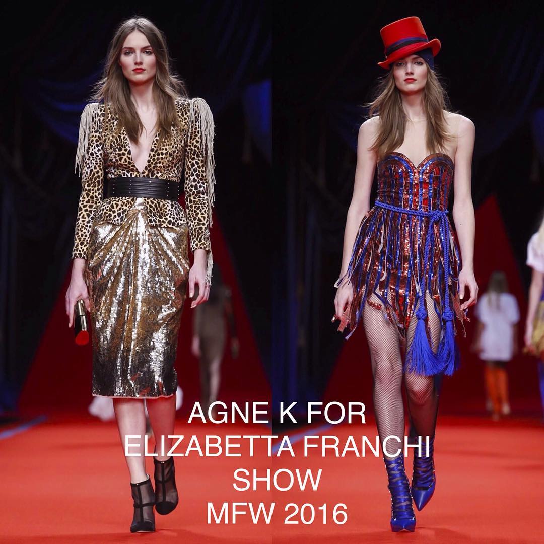 💥 Another show during Milan Fashion Week! Agne K @agnekonciute for ELIZABETTA…