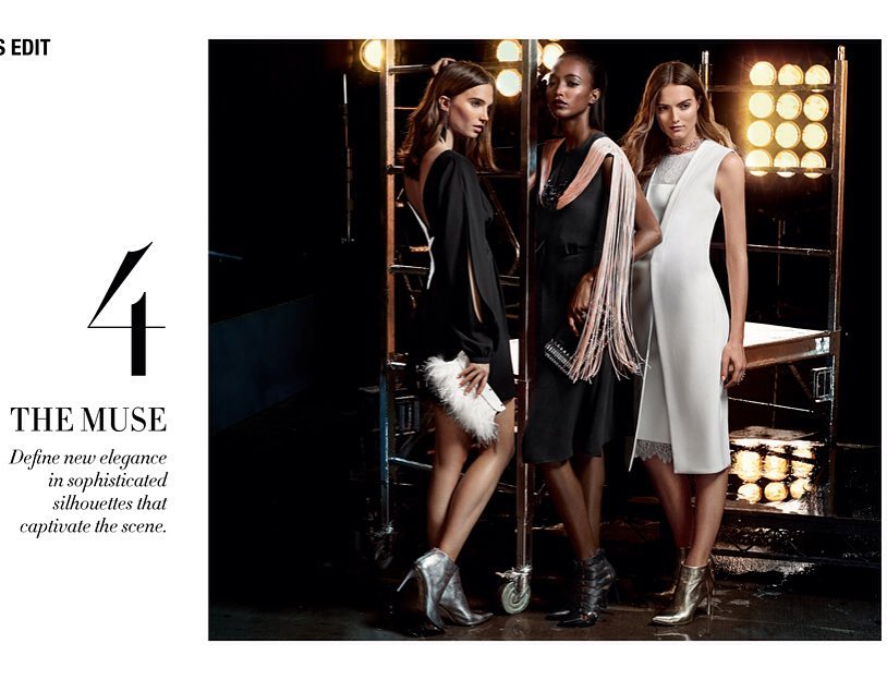 Stunning Agne K for BCBG Max Azria Holiday magazine 🔝💣🌟❤️ #supermodels #mothe…