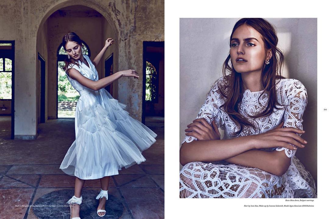 Our beautiful Agne @agnekonciute for Aishi Magazine! 👏🏼🦄💜 #supermodels #topmo…
