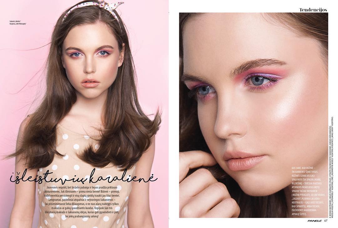 👑 Prom Queen Violeta @viotvio in Panele magazine this month! 💃🏼💐💘 #supermodel…