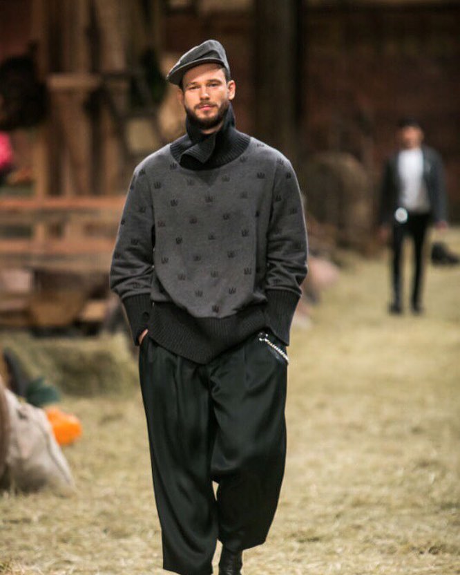 Gediminas for Juozas Statkevicius S/S 2017 fashion show in Lithuania yesterda…
