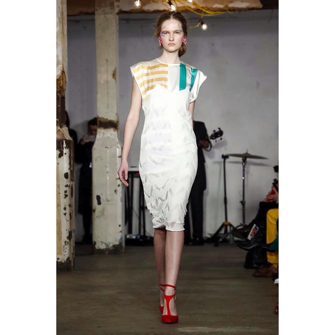 Gabija G @gabijagas debut in London FW for On/Off ready to wear fall/winter 2…