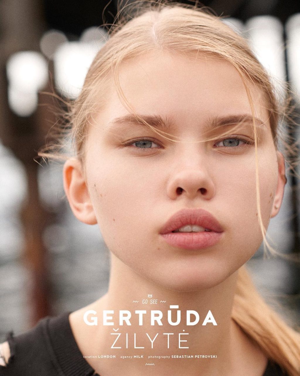 Gorgeous GERTRUDA for @the_ones2watch in London 💥 #wearesupermodels #milkmana…