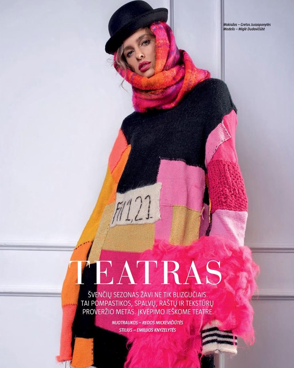 MIGLE D for MOTERIS magazine December issue! Photographer @redamphotography @…