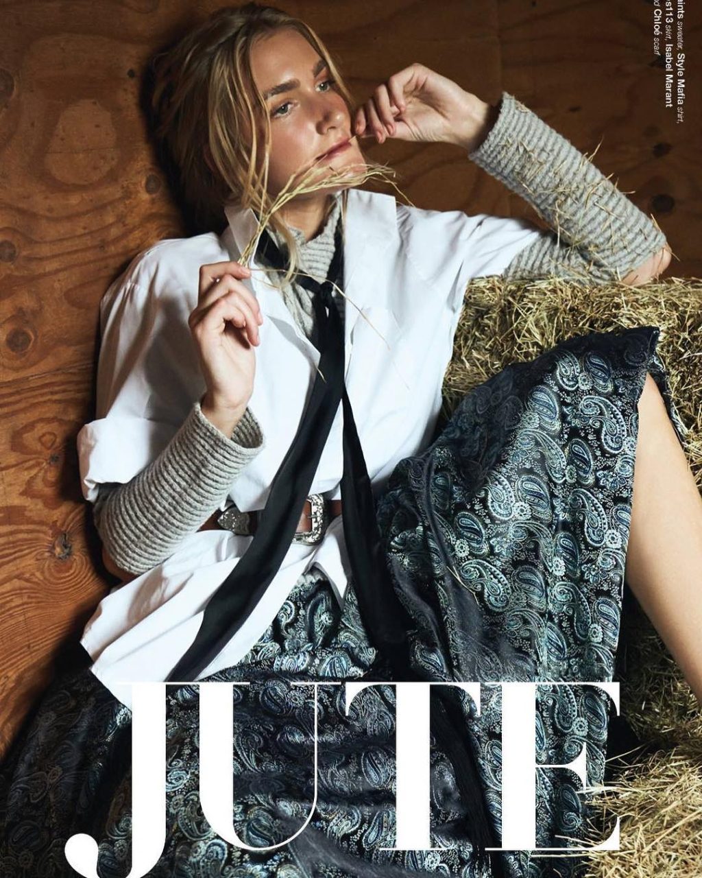 MODESTA on the cover of JUTE magazine 🤠 #wearesupermodels #supermodels #model…