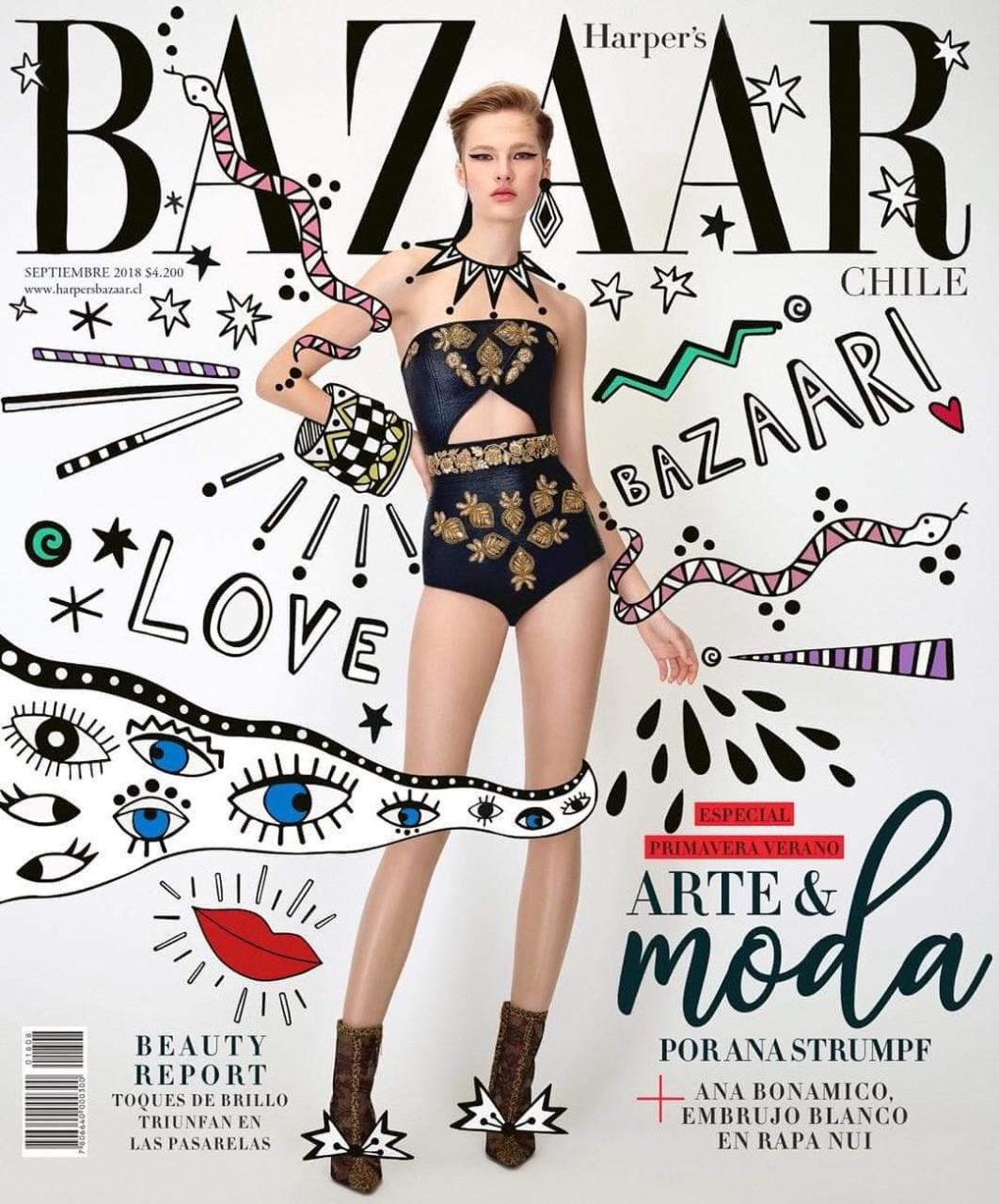 GABIJA G first cover for Harper’s Bazaar Chile September issue 👏🏼👏🏼👏🏼 Congrat…