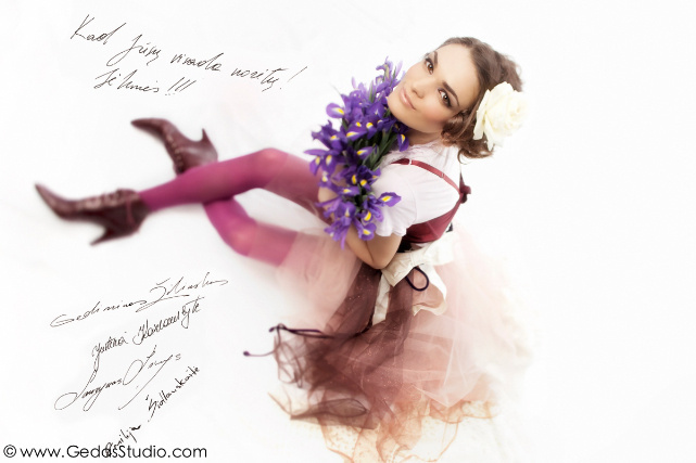 Justina žurnale L‘Officiel