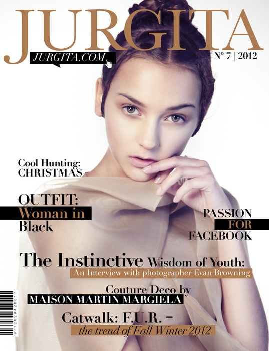 Auste for the new cover of Jurgita magazine.