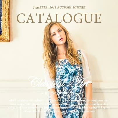 Beautiful Brigita for JugeETTA catalog in Japan