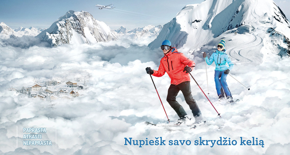 Gediminas in “Audimas” winter advertisement!