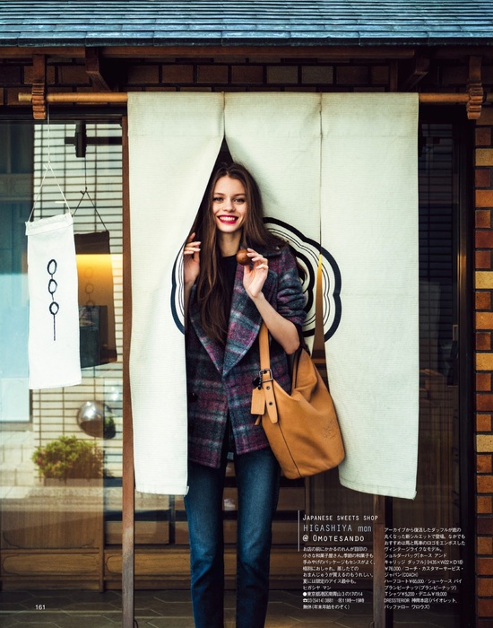 Beautiful Erika for SPUR Japan magazine August 2014 issue!