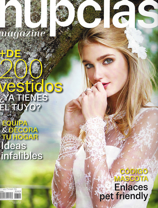 Modesta for Nupcias magazine cover!