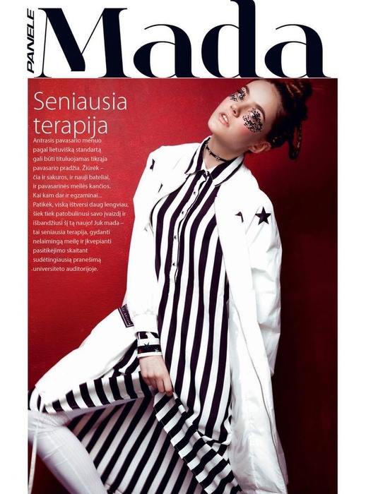 Our new face Milda for latest Panele magazine issue