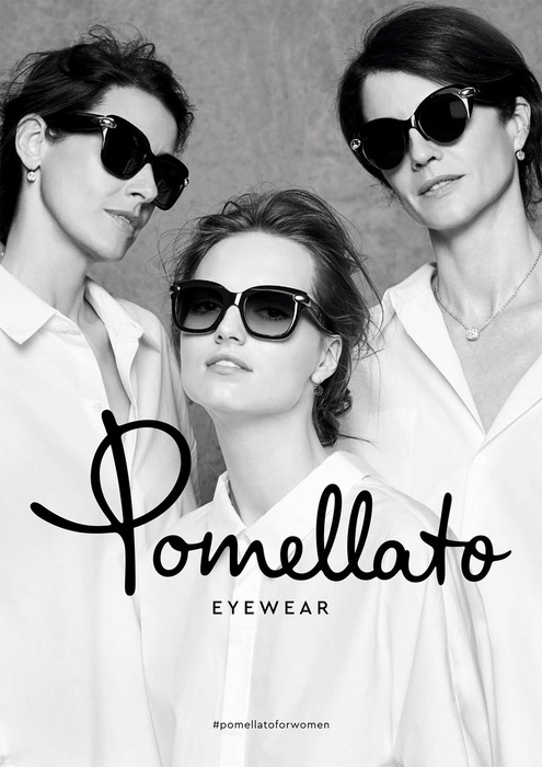 Agne Konciute for latest Pomellato Eyewear campaign