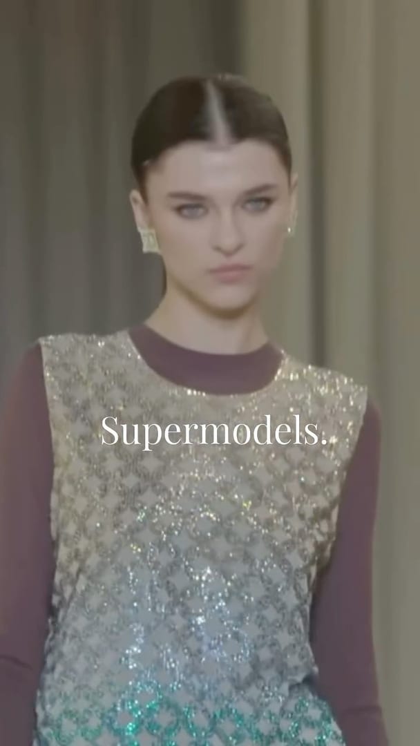 Supermodels merginos IEVA ir GRITA Milano madų savaitėje!🖤
