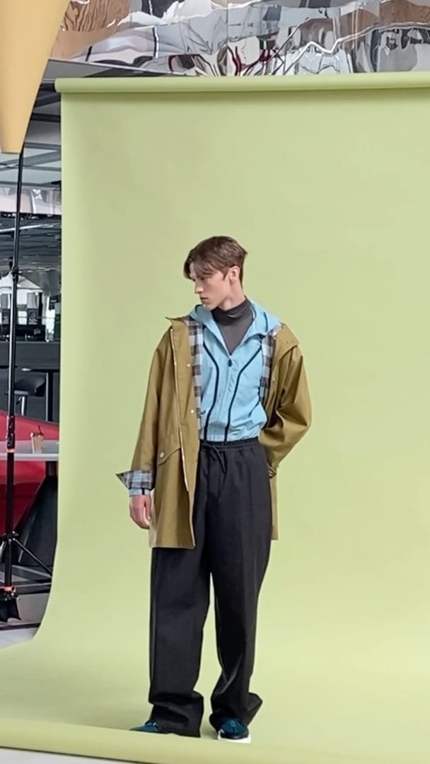 Backstage of shooting for FORBES Magazine in Seoul.