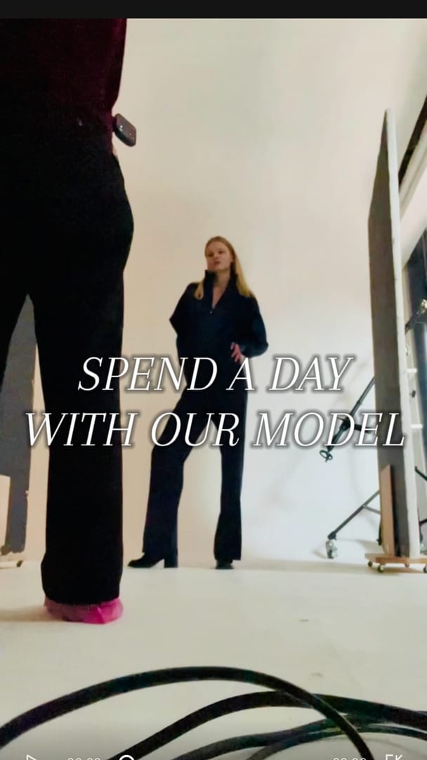 Spend a day working in Barcelona with our model PAULINA!❤️‍🔥☀️
