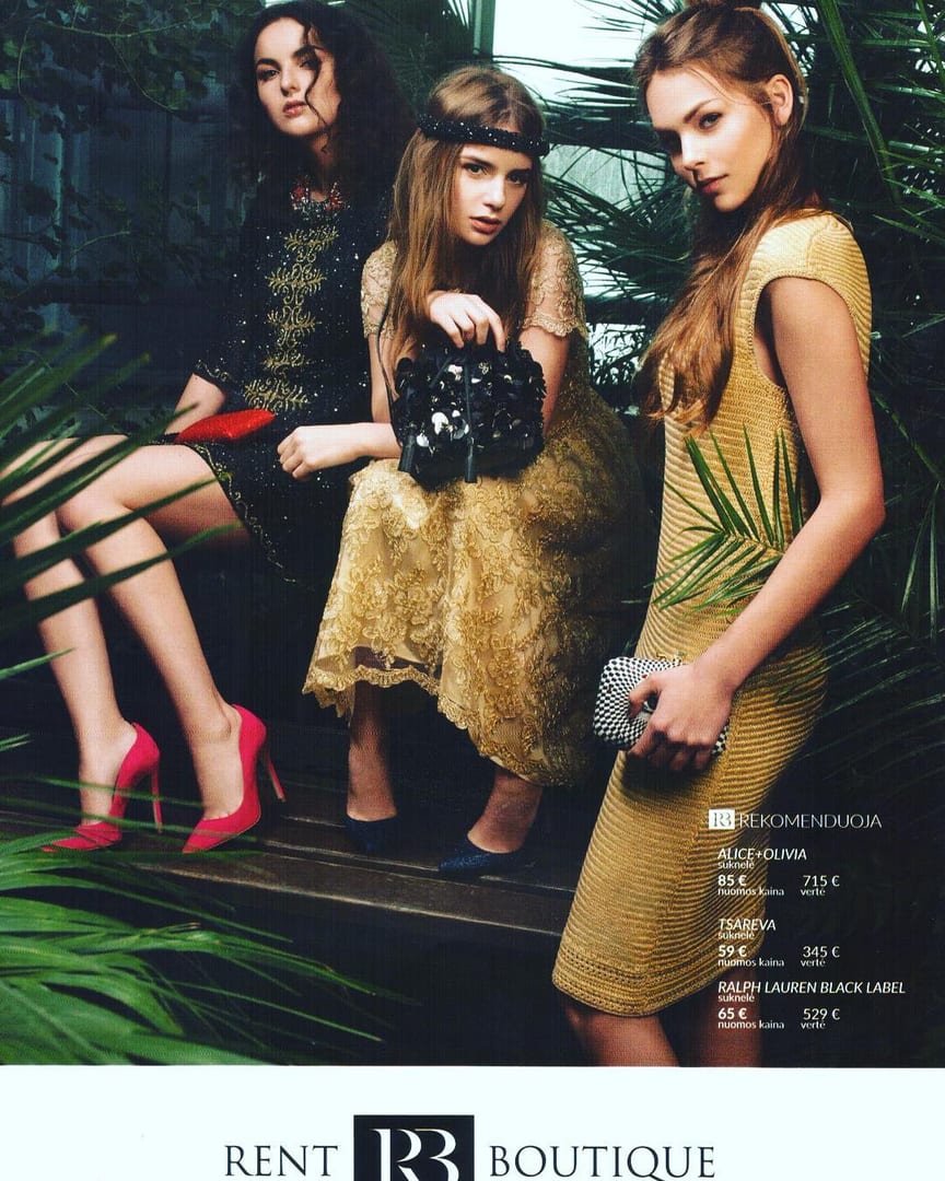 Our beautiful girls Ausrine & Monika for Rent Boutique campaign 👯 🎊💛 #supermo…