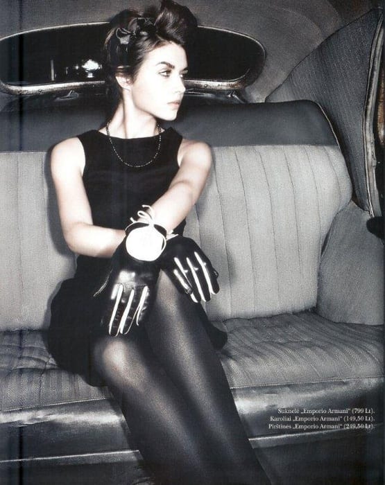 Ieva 02/2008 Clothes advertisement