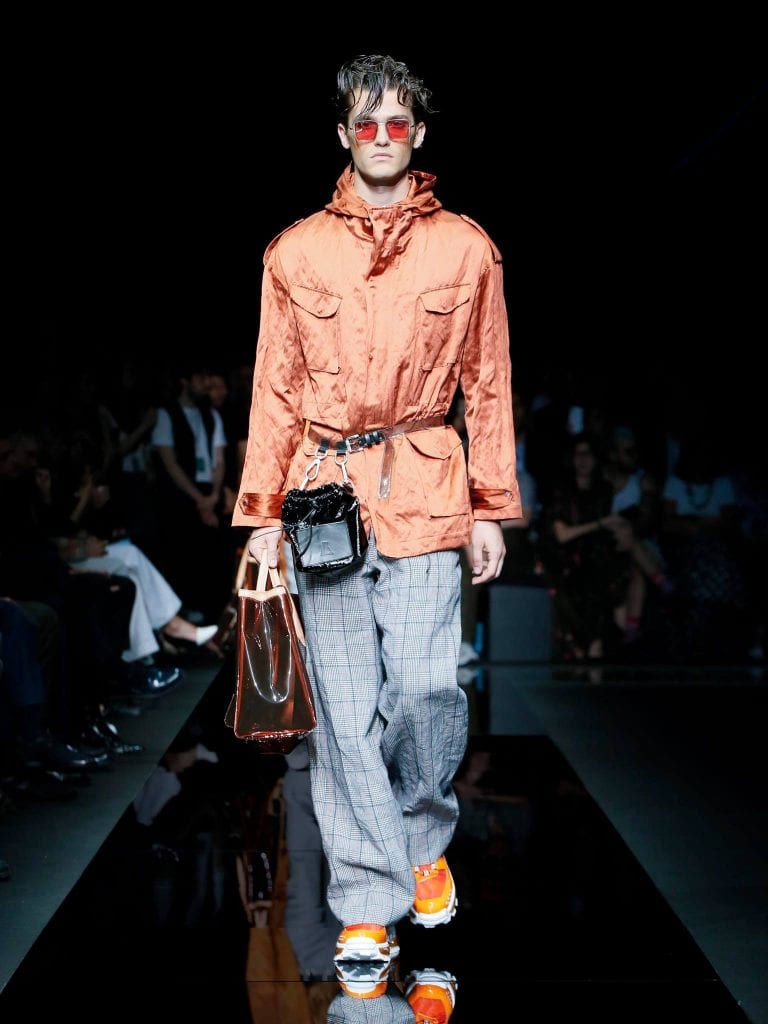 Karolis for Emporio Armani Men’s SS20 fashion show