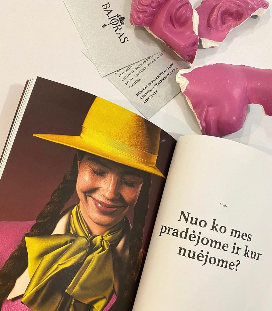 Model Saule M for Bajoras Bespoke New Collection Campaign