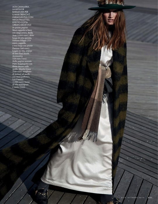 Agne for ELLE Italia October 2015 issue