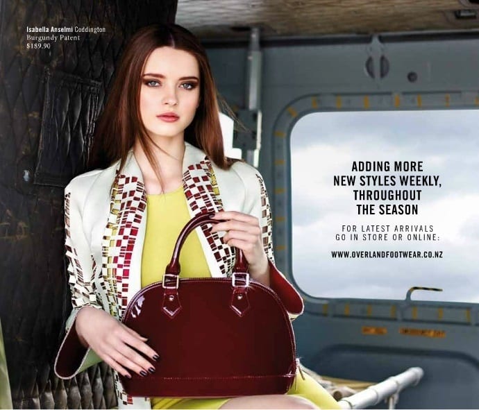 Our beautiful Saule for Owerland Footwear campaign!