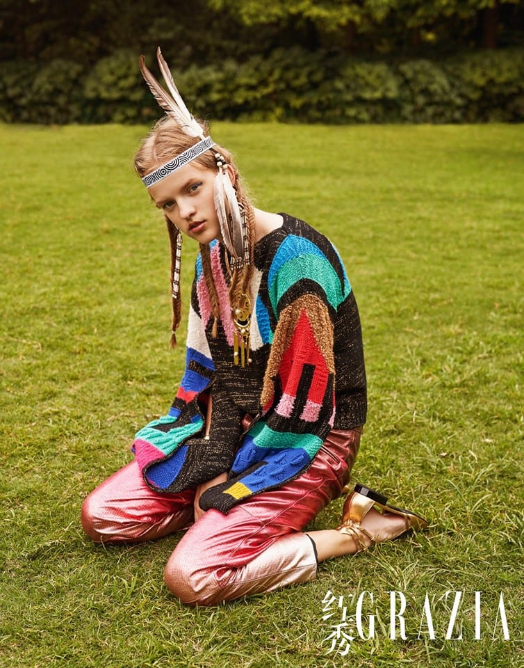 Erika S for GRAZIA Magazine