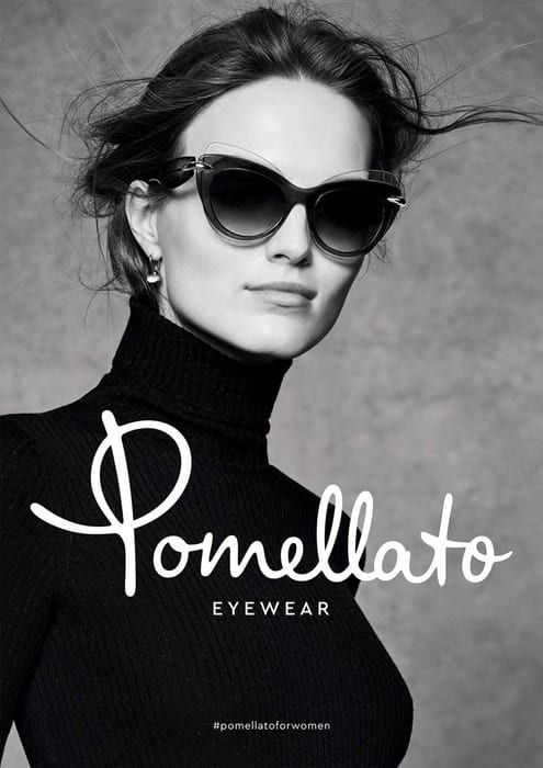 Agne Konciute for latest Pomellato Eyewear campaign