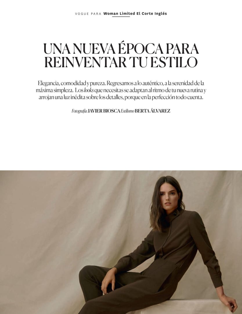 Agne Konciute for VOGUE Spain September 2020
