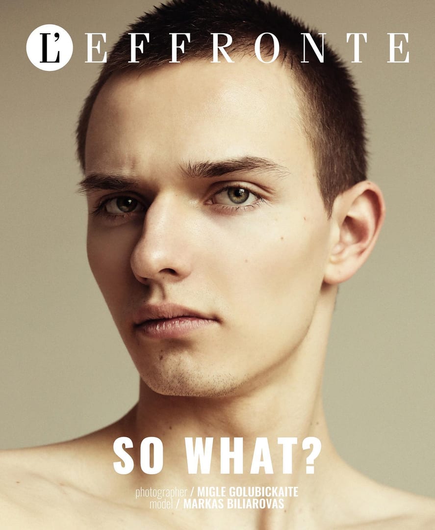 Markas for @leffrontejournal Magazine 🖤