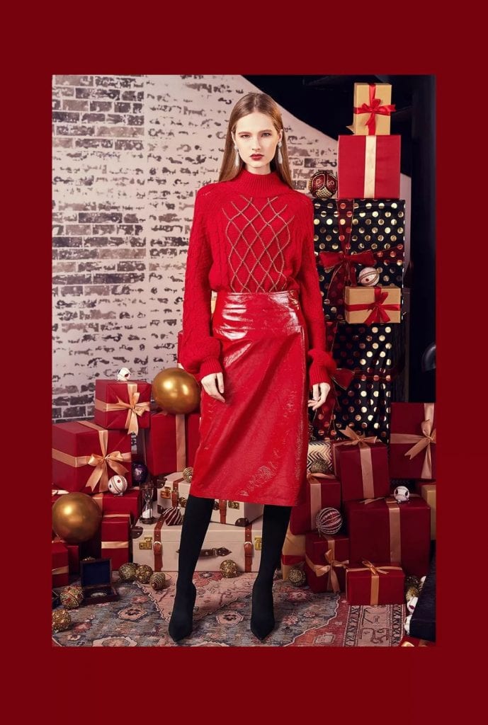 Gabija representing Miss Sixty Xmas Campaign