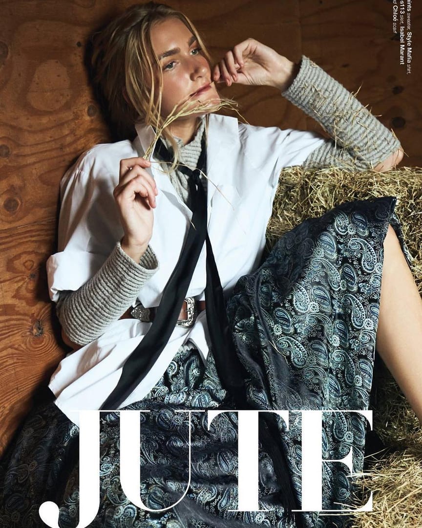 MODESTA on the cover of JUTE magazine 🤠 #wearesupermodels #supermodels #model…