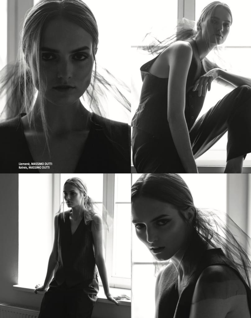 Agne Konciute for Moteris Magazine  December Issue Editorial