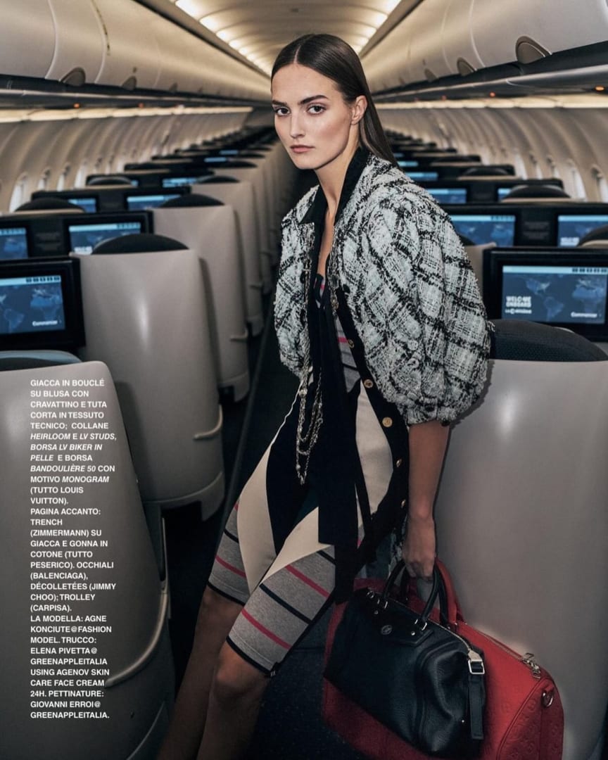 Stunning as always - AGNĖ for @grazia_it 🤩