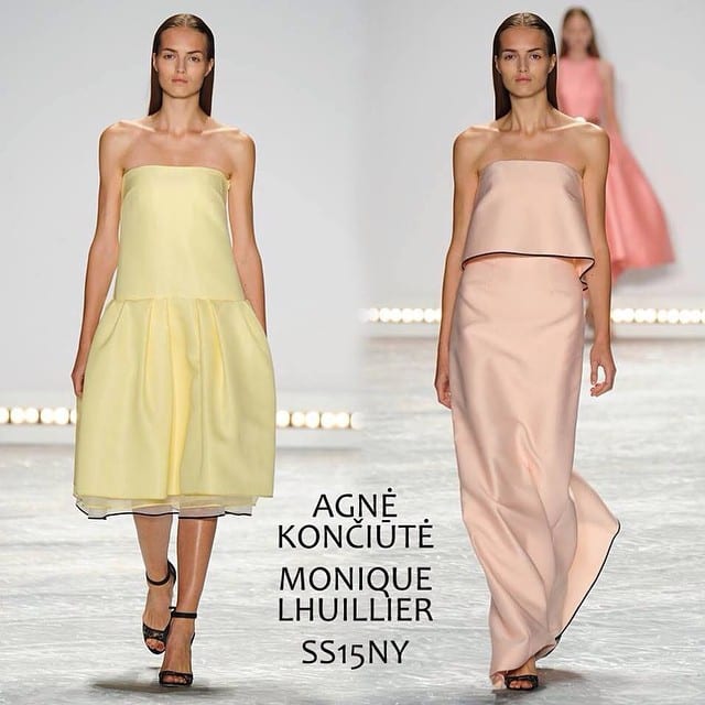 One more #look from #NewYork #fashionweek with #gorgeous Agne Konciute for Mo…