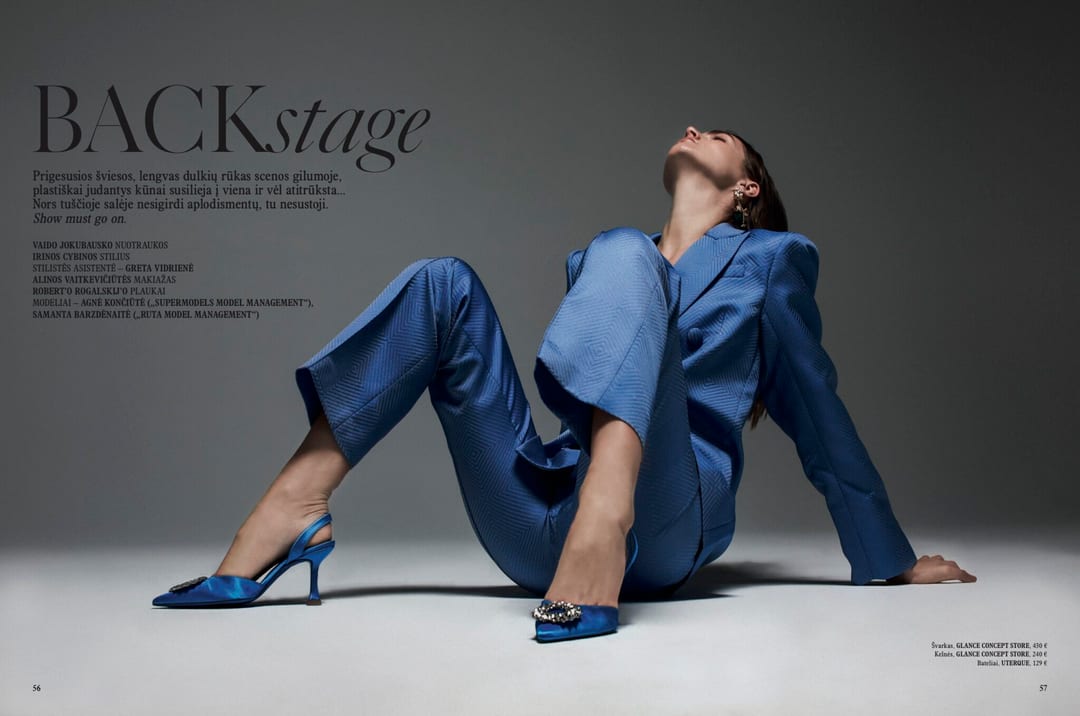 Agne Konciute in L'Officiel Lithuania