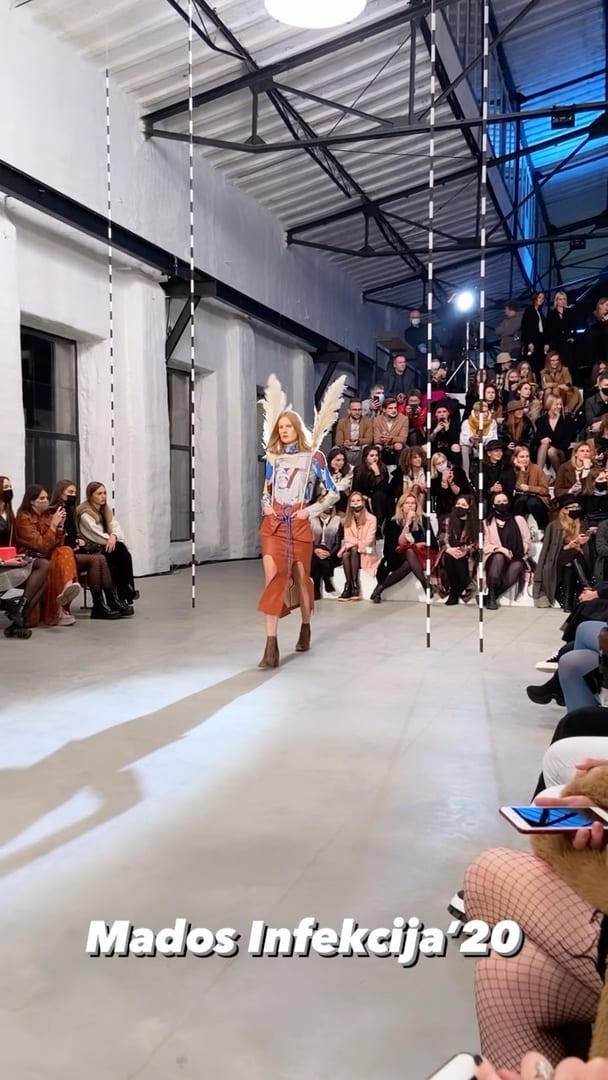 Supermodels’s models walking at fashion festival @madosinfekcija for @akvile_…