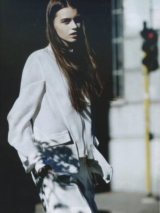 Erika in this year's first VOGUE Russia issue!