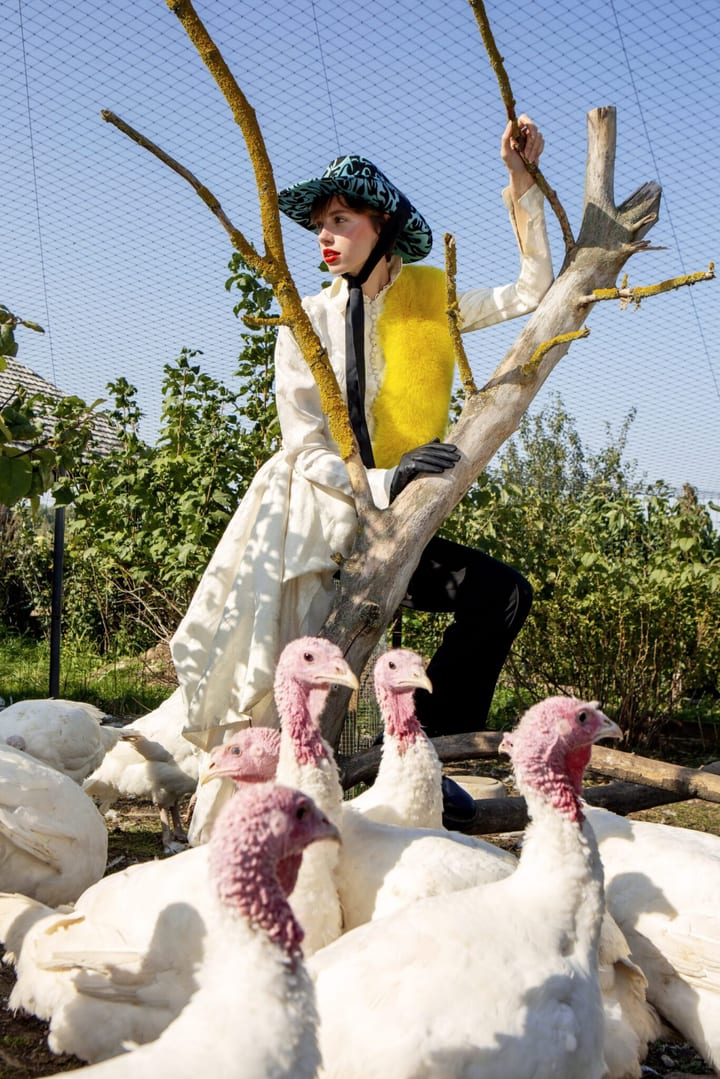 Ieva Skruzdyte for a Countryside Story Photoshoot