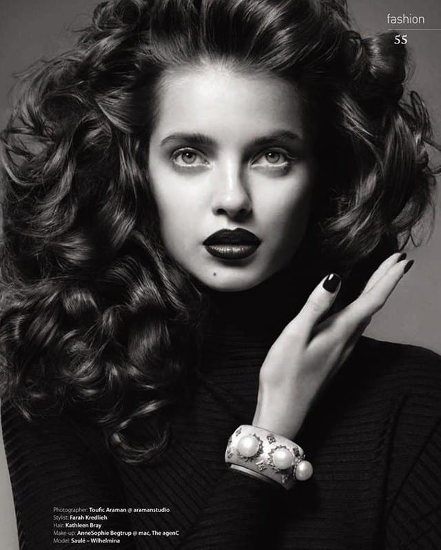 Take a look at our superb Saule for Fashion magazine december issue