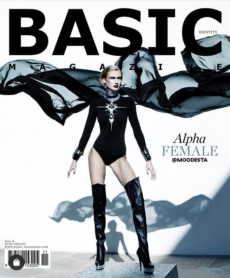 Modesta Starring on BASIC Magazine Cover!
